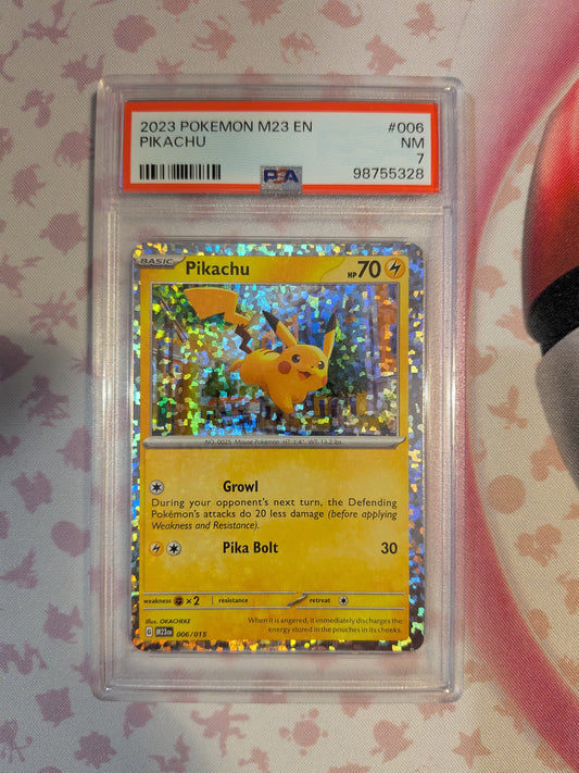 MW23 Pikachu Holo PSA 7